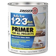 Zinsser Bulls Eye 123 Plus White Water-Based Acrylic Primer 1 qt 249933